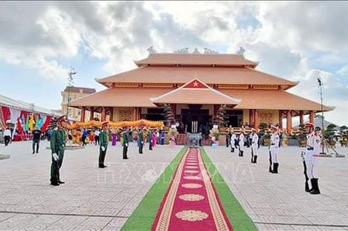 Khánh thành Đền thờ Anh hùng liệt sĩ hy sinh trên tuyến Đường 1C