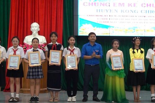 Kông Chro: Hội thi 'Chúng em kể chuyện Bác Hồ'