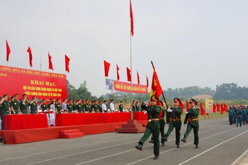 Thành phố Lào Cai tổ chức thành công Hội thi bắn súng quân dụng và Hội thao quốc phòng dân quân, tự vệ năm 2024