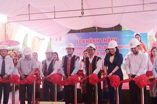 Bình Định: Khánh thành công trình cấp điện lưới Quốc gia làng Canh Giao