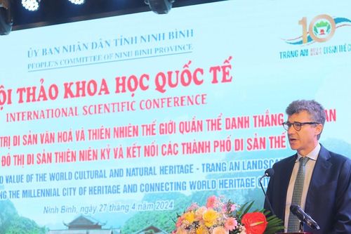 UNESCO cam kết hỗ trợ để Tràng An vượt qua thách thức