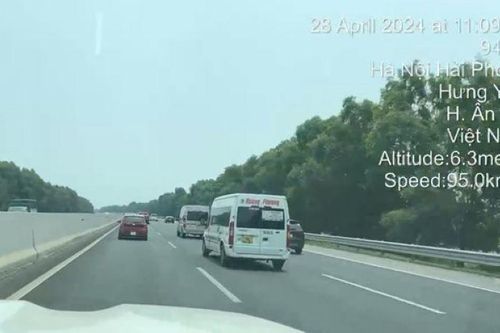 Tước giấy phép lái xe, phạt tài xế lạng lách trên cao tốc