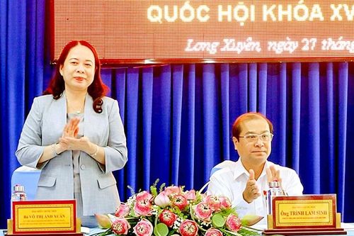 Quyền Chủ tịch nước Võ Thị Ánh Xuân: An Giang cần tranh thủ các nguồn lực để phát triển