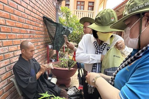 Khu vườn của thầy Hiếu