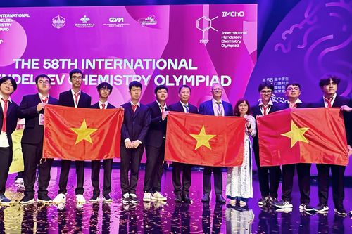 10/10 học sinh Việt Nam đoạt giải tại Olympic Hóa học quốc tế Mendeleev