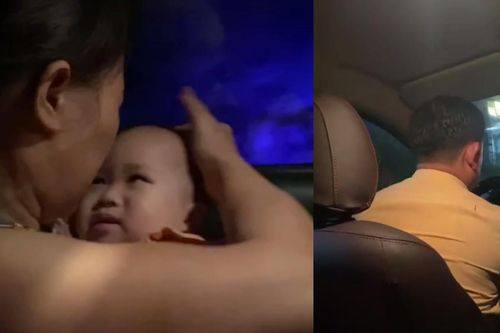 Hành động kịp thời của CSGT cứu cháu bé lên cơn co giật