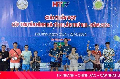 Bế mạc Giải Quần vợt Cúp Truyền hình Hà Tĩnh