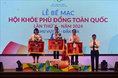 Bế mạc Hội khỏe Phù Đổng toàn quốc lần thứ X, năm 2024 khu vực IV