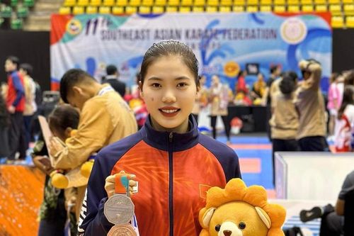 Các võ sĩ Gia Lai giành 5 huy chương ở Giải Vô địch Karate Đông Nam Á