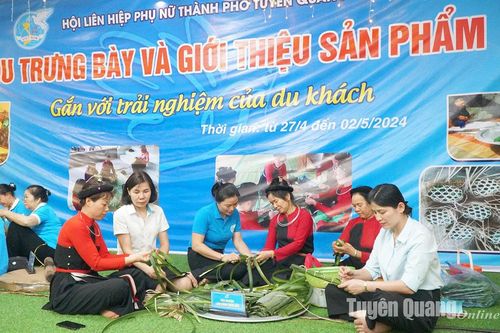 Hội LHPN thành phố Tuyên Quang: Trưng bày, giới thiệu phẩm ẩm thực gắn với hoạt động trải nghiệm của du khách
