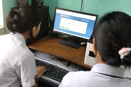 Đăng ký thi thử trực tuyến trên hệ thống