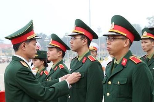 Cấp hiệu của sĩ quan, học viên là sĩ quan Quân đội nhân dân Việt Nam được quy định như thế nào?