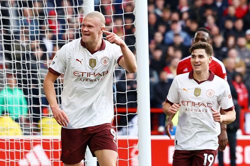 Haaland 'thông nòng' trở lại, Man City thắng nhọc Nottingham Forest
