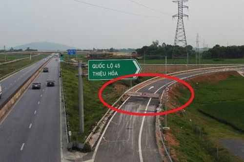 Tận thấy 2 nút giao cao tốc hơn 600 tỷ vừa thông xe đã phải đóng rào