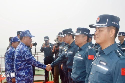 Cảnh sát Biển Việt Nam và Trung Quốc kết thúc tốt đẹp chuyến tuần tra liên hợp