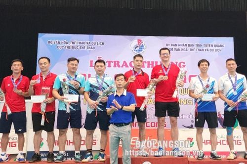 Lạng Sơn đoạt 2 huy chương đồng tại Giải cầu lông câu lạc bộ các tỉnh, thành, ngành toàn quốc năm 2024