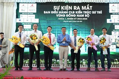 Câu lạc bộ Kiến trúc sư trẻ vùng Đông Nam bộ ra mắt Ban điều hành nhiệm kỳ 2023 – 2025