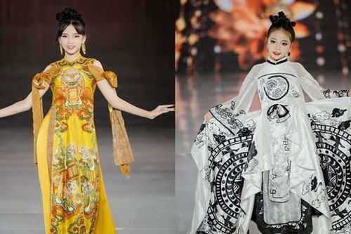 Mẫu nhí Việt rạng rỡ trình diễn áo dài trong Tuần lễ thời trang trẻ em Bangkok
