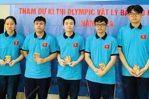 Cả 5 học sinh Việt Nam đều đoạt giải tại Olympic Vật lý Bắc Âu-Baltic năm 2024