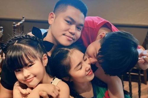 Lê Phương ở nhà đón lễ bên chồng trẻ và 2 con: Ông xã nói 1 câu mát lòng