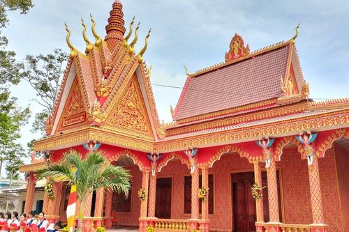 Trà Vinh: Khánh thành ngôi giảng đường chùa Tà Sất (H.Trà Cú)