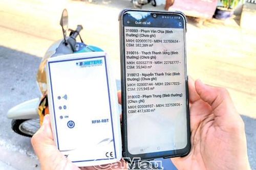 Tiện lợi đồng hồ nước điện tử