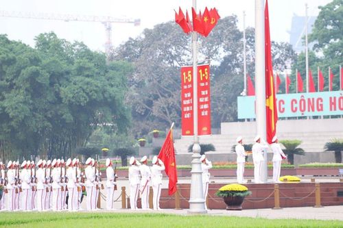 Lễ thượng cờ đặc biệt mừng Chiến thắng 30/4 tại Quảng trường Ba Đình
