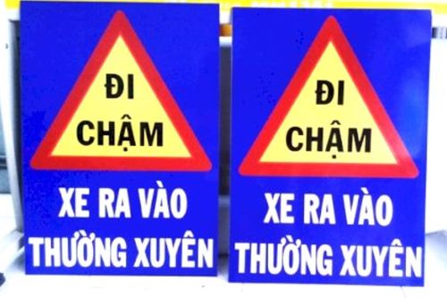Biển báo xe ra vào thường xuyên