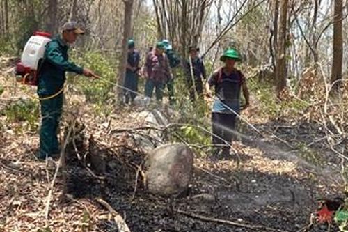 An Giang: Dập tắt hoàn toàn các đám cháy trên địa bàn huyện Tri Tôn