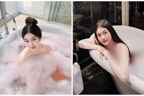 Hot girl khoe dáng nóng bỏng đầy mê hoặc lúc tắm bồn