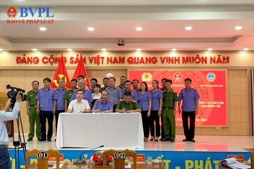 VKSND tỉnh Quảng Nam chủ trì ký kết quy chế phối hợp liên ngành