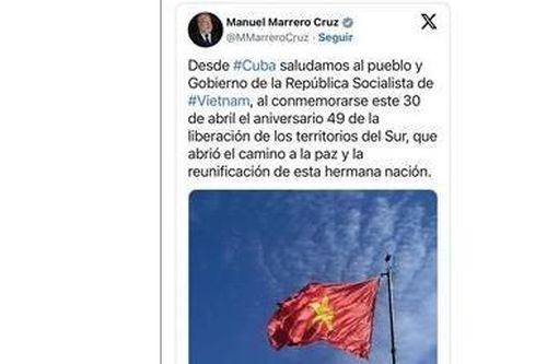 49 năm thống nhất đất nước: Lãnh đạo Đảng và Chính phủ Cuba chúc mừng nhân dân và Chính phủ Việt Nam