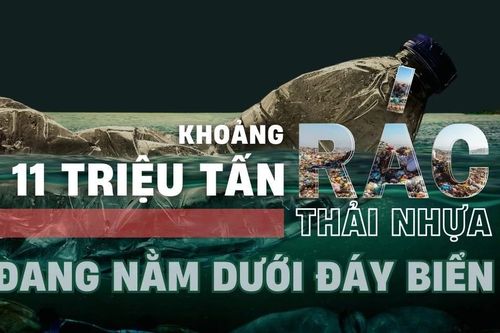 Khoảng 11 triệu tấn rác thải nhựa đang nằm dưới đáy biển
