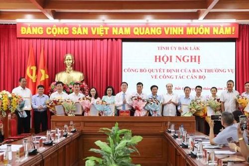 Đắk Lắk điều động, bổ nhiệm nhiều vị trí cán bộ chủ chốt