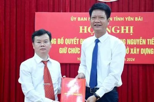 Bổ nhiệm trưởng phòng làm Phó Giám đốc Sở Xây dựng Yên Bái