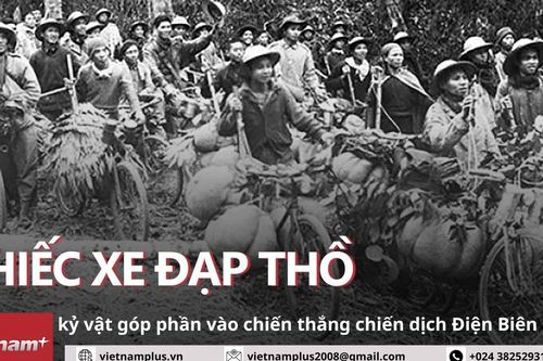 Dân công Thanh Hóa và những chiếc xe đạp thồ trong chiến dịch Điện Biên Phủ