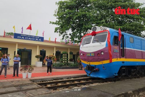 Khai trương đoàn tàu vận chuyển hàng hóa đầu tiên từ Cao Xá đi liên vận quốc tế