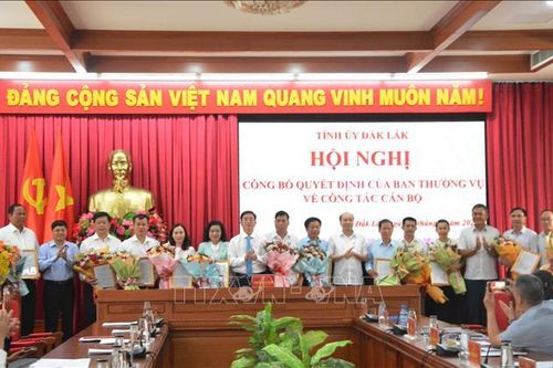 Đắk Lắk điều động, bổ nhiệm nhiều cán bộ chủ chốt