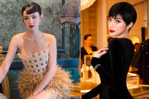 Thùy Tiên gặp 'kiếp nạn' tóc giả giống Hương Giang