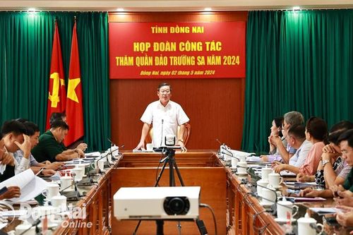 Đoàn công tác của Đồng Nai chuẩn bị thăm Trường Sa