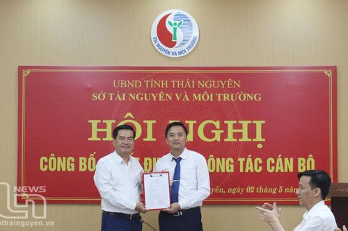 Bổ nhiệm đồng chí Kiều Quang Khánh giữ chức Phó Giám đốc Sở Tài nguyên và Môi trường