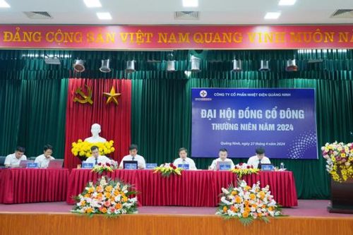 Công ty cổ phần Nhiệt điện Quảng Ninh tổ chức thành công Đại hội đồng cổ đông