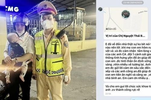 Hình ảnh đẹp của chiến sĩ CSGT trong những ngày nghỉ lễ