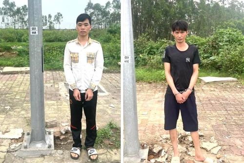 Mật phục bắt 2 đối tượng chuyên cắt trộm dây cáp điện tuyến đường nối Võ Nguyên Giáp - Hà Nội