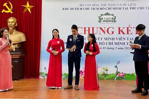 Khu Di tích Phủ Chủ tịch tổ chức hội thi thuyết minh viên