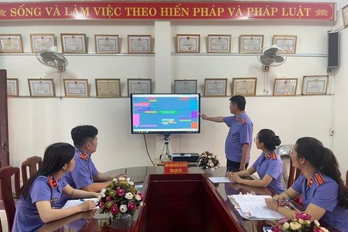VKSND huyện Lộc Bình phối hợp tổ chức phiên tòa rút kinh nghiệm trực tuyến