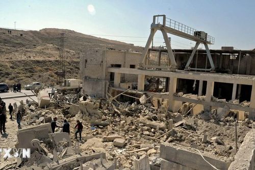 Quân đội Israel không kích ngoại ô thủ đô Damascus của Syria