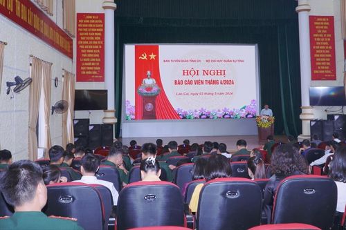 Ban Tuyên giáo Tỉnh ủy tổ chức Hội nghị báo cáo viên tháng 4/2024