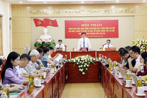 Nâng cao hiệu quả giám sát và phản biện xã hội của Mặt trận Tổ quốc và các tổ chức chính trị - xã hội