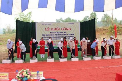 Điện Biên khởi công dự án lưới điện nông thôn từ nguồn hỗ trợ của Tp. Hồ Chí Minh